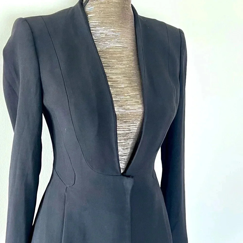 ZARA BLACK BLAZER SIZE SMALL MADE IN MOROCCO Y2K Size Small